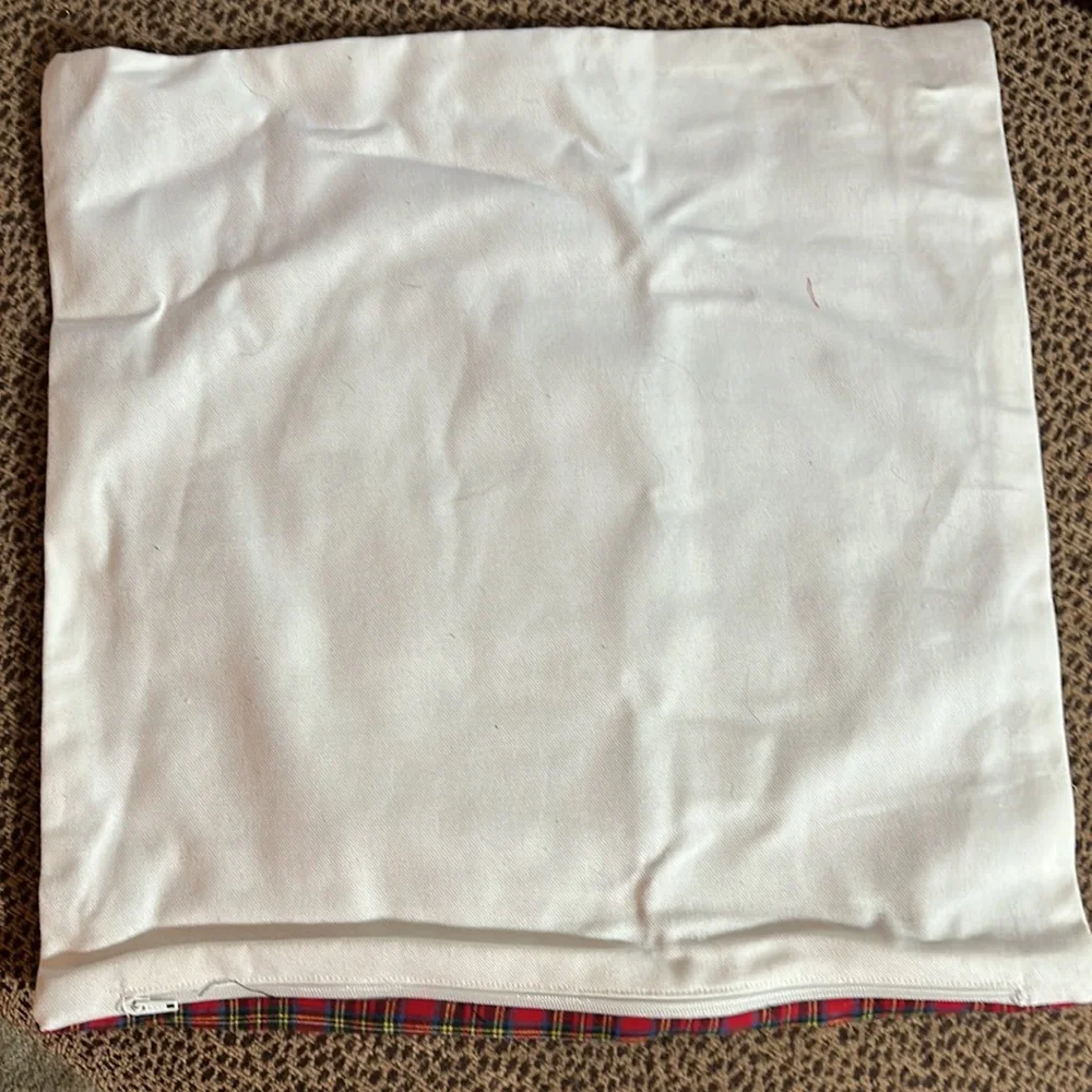 Merry Christmas Ya’ll Plaid Pillowcase